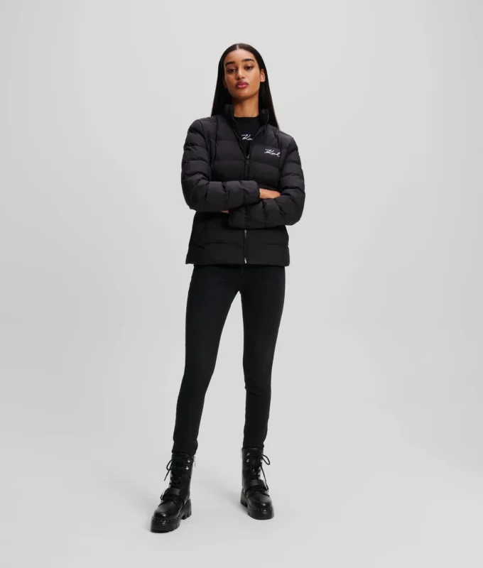 SIGNATURE PUFFER CEKET