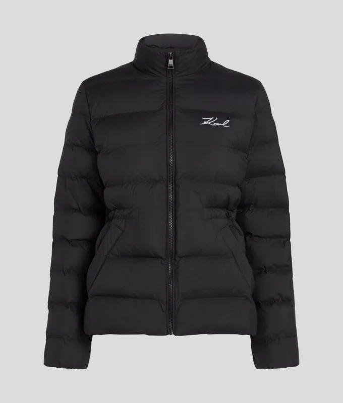 SIGNATURE PUFFER CEKET