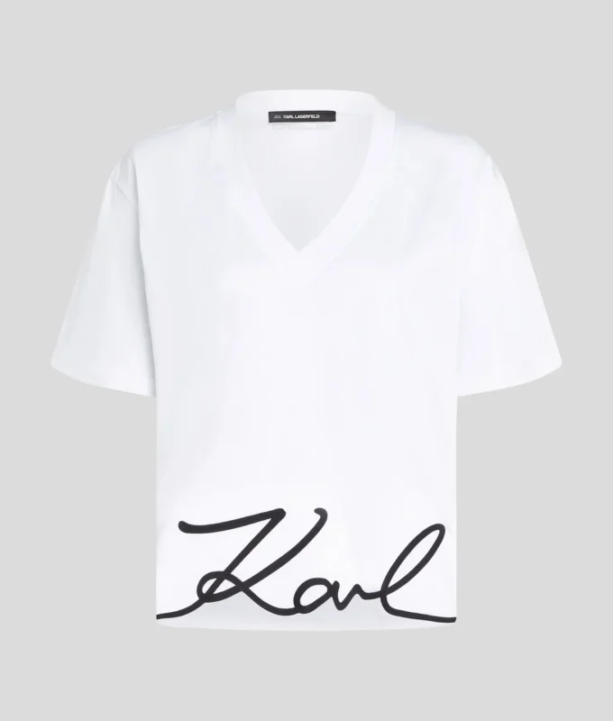 SIGNATURE V YAKALI TİŞÖRT SIGNATURE V YAKALI TİŞÖRT