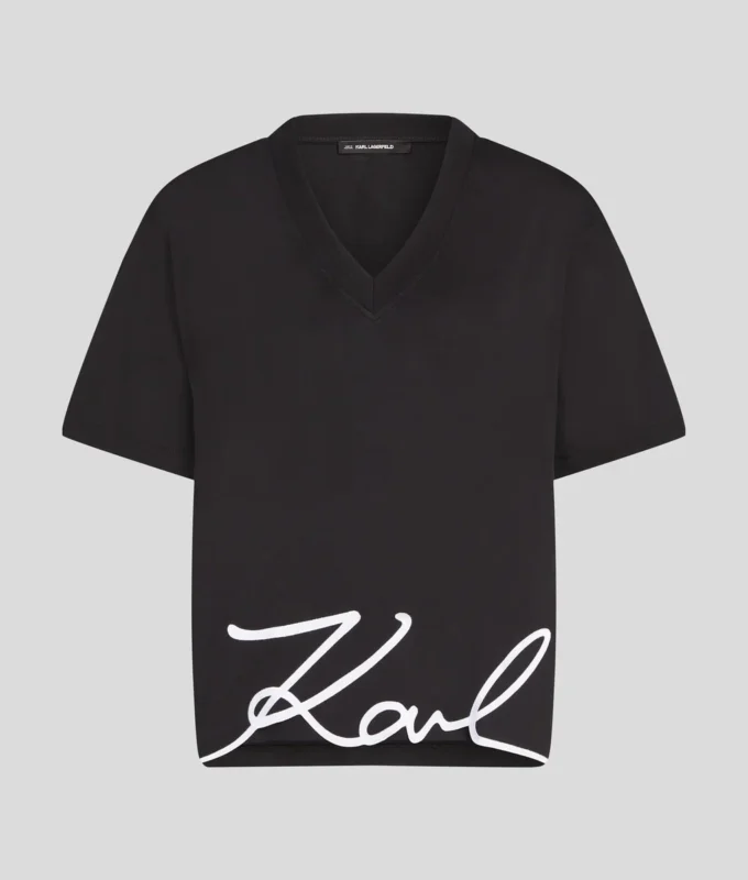 SIGNATURE V YAKALI TİŞÖRT SIGNATURE V YAKALI TİŞÖRT