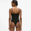 Signature yüksek bacak bodysuit Signature yüksek bacak bodysuit