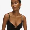 Signature yüksek bacak bodysuit Signature yüksek bacak bodysuit