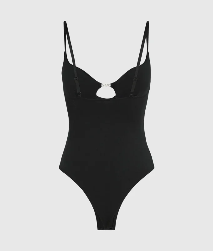 Signature yüksek bacak bodysuit Signature yüksek bacak bodysuit