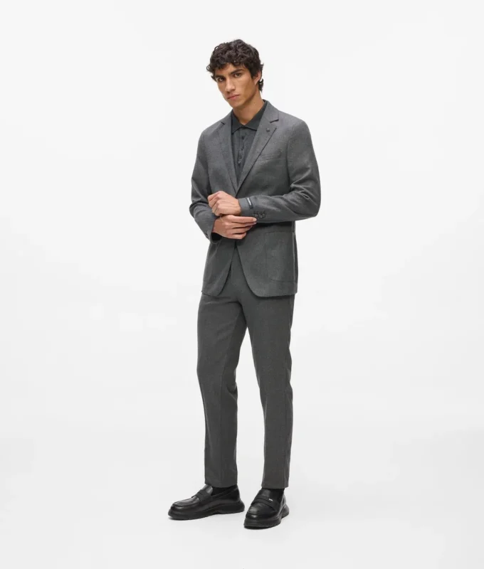 Slim fit kesim takım elbise ceketi