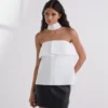 STRAPLESS POPLIN GÖMLEK STRAPLESS POPLIN GÖMLEK