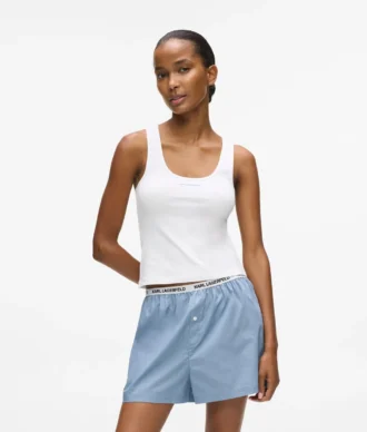 Tank top ve şortlu pijama takımı