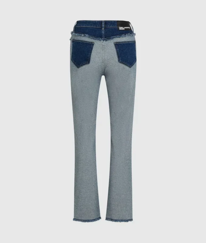 Ters çevrilmiş düz kesim jean Ters çevrilmiş düz kesim jean