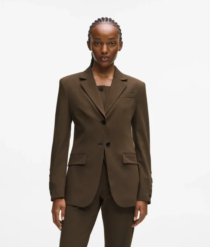Çıtçıtlı düğmeli blazer Çıtçıtlı düğmeli blazer