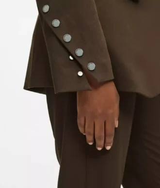 Çıtçıtlı düğmeli blazer