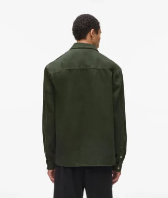 Twill overshirt