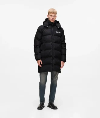 Uzun puffer ceket