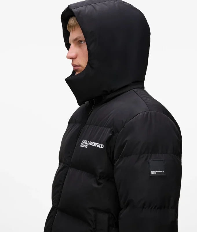 Uzun puffer ceket