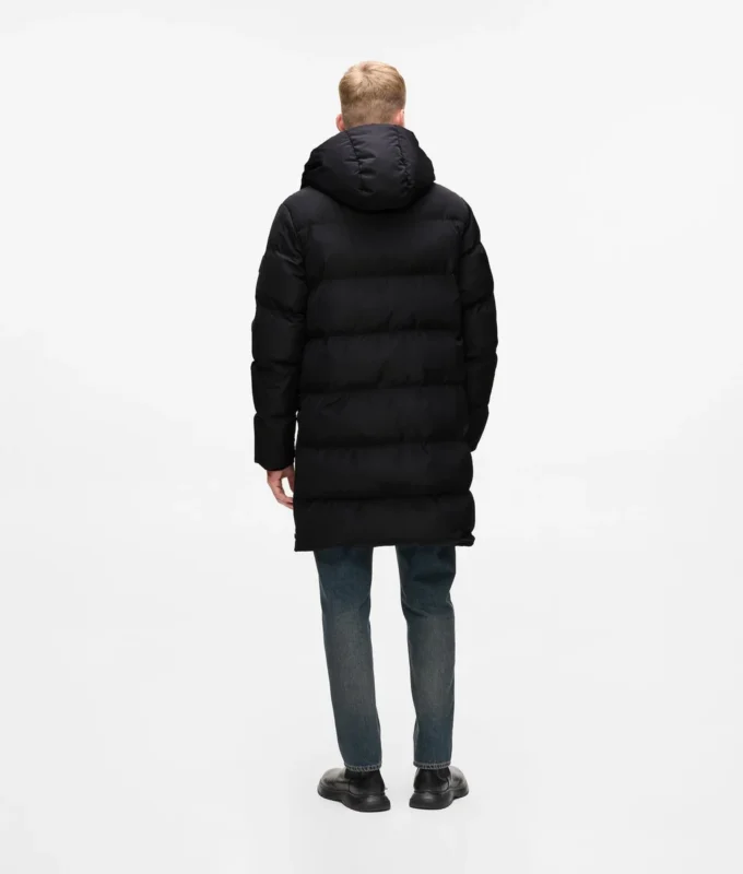 Uzun puffer ceket