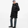 Uzun puffer ceket