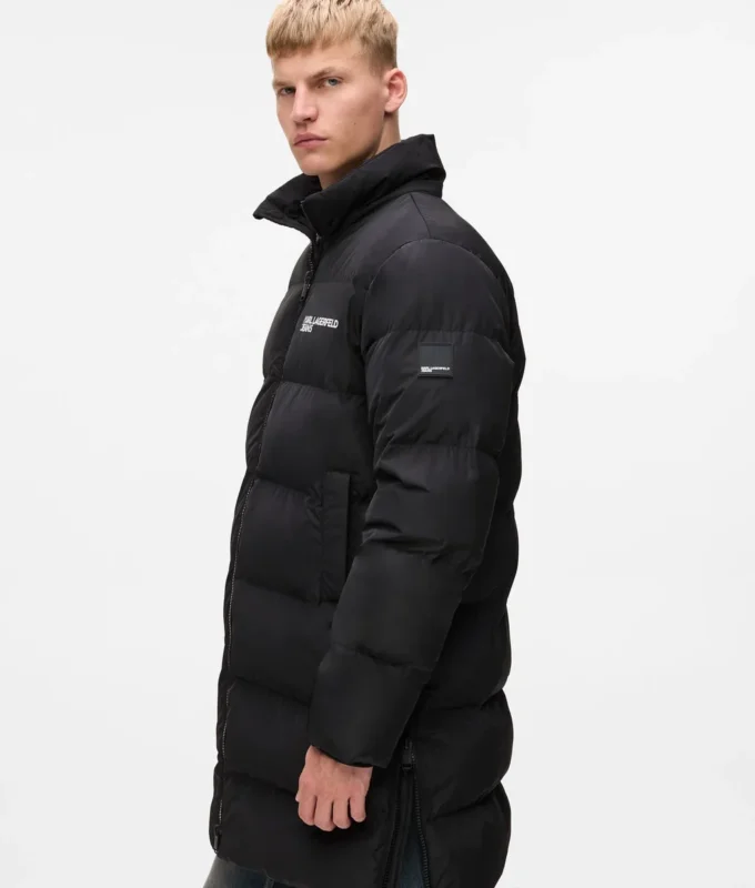 Uzun puffer ceket