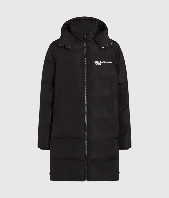 Uzun puffer ceket