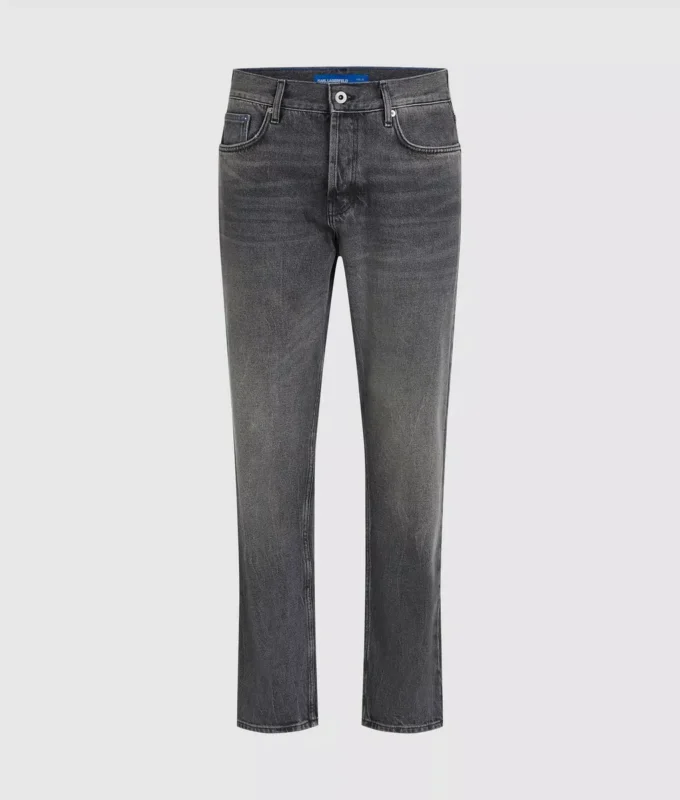 Vintage yıkamalı dar paça kot pantolon Vintage yıkamalı dar paça kot pantolon