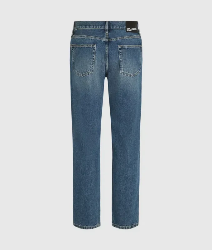 Vintage yıkamalı düz kesim kot pantolon Vintage yıkamalı düz kesim kot pantolon