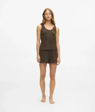 Waffle loungewear şort Waffle loungewear şort