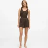 Waffle loungewear şort Waffle loungewear şort