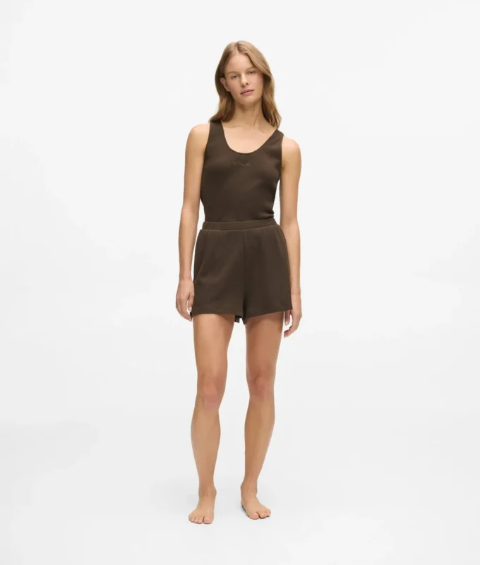 Waffle loungewear şort Waffle loungewear şort