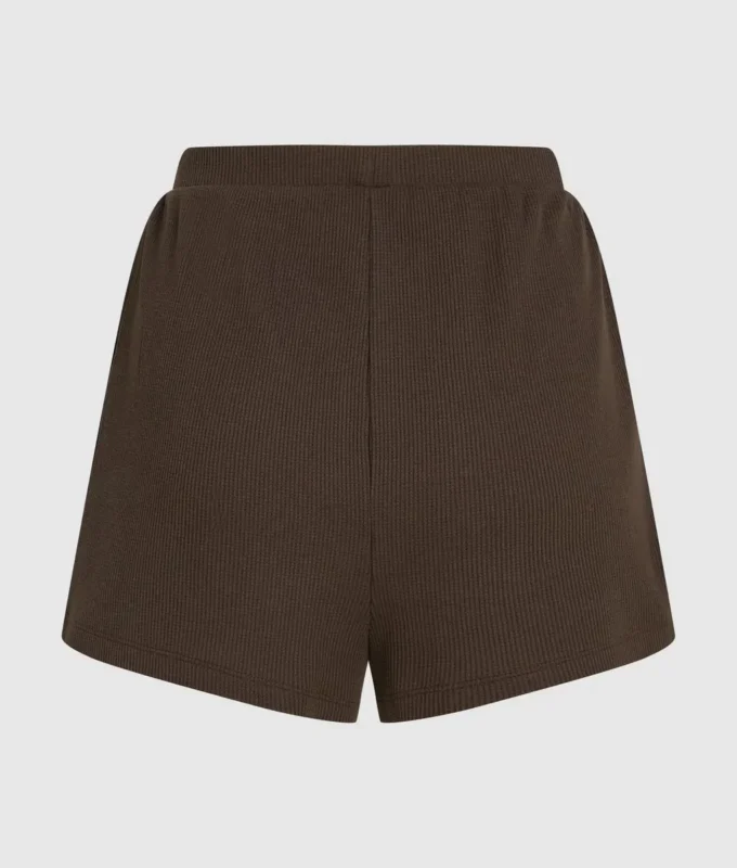 Waffle loungewear şort Waffle loungewear şort