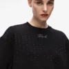 Yapay elmas süslemeli sweatshirt Yapay elmas süslemeli sweatshirt