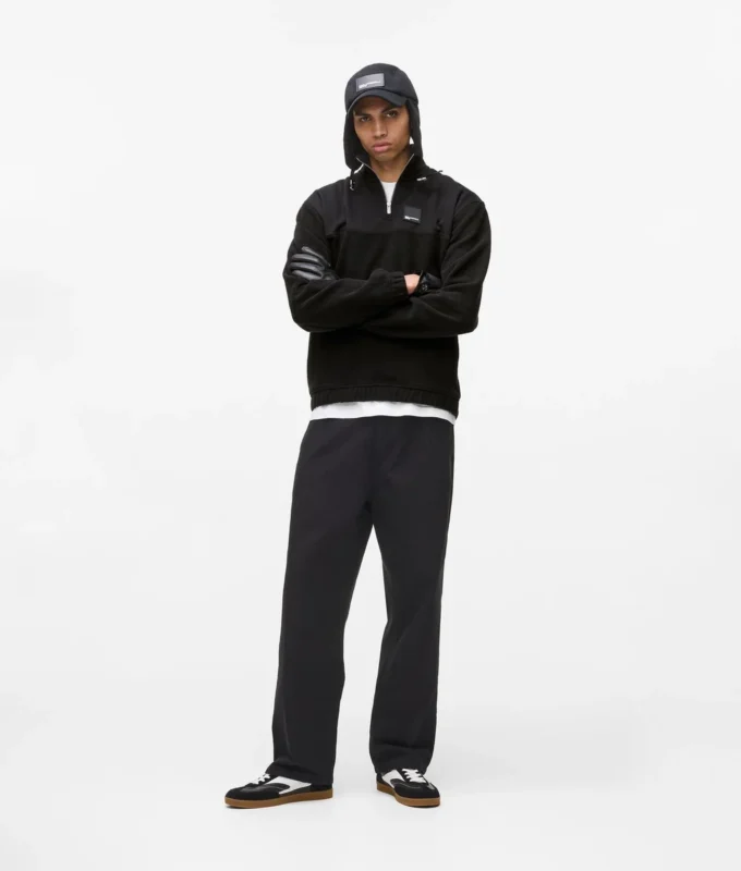 Yarım fermuarlı polar sweatshirt Yarım fermuarlı polar sweatshirt