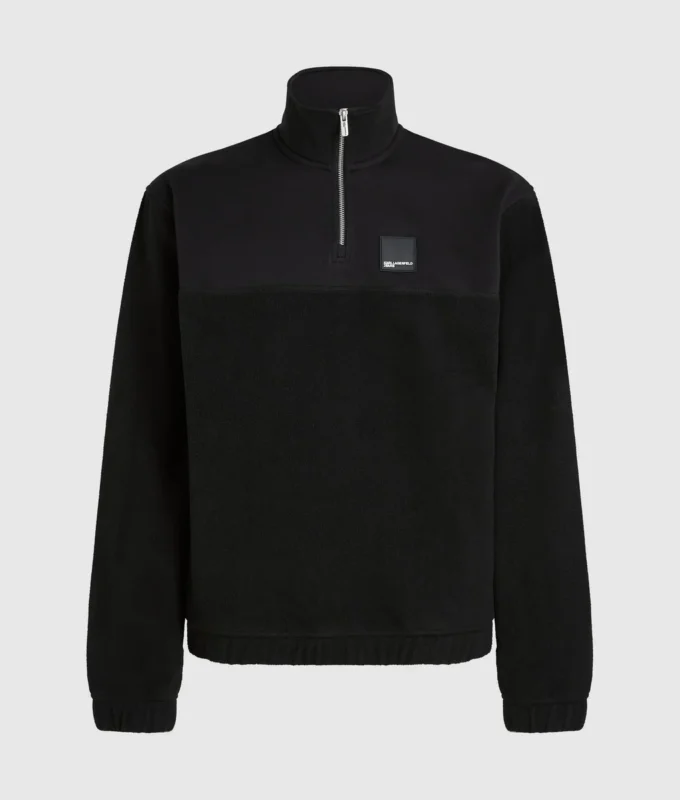 Yarım fermuarlı polar sweatshirt Yarım fermuarlı polar sweatshirt