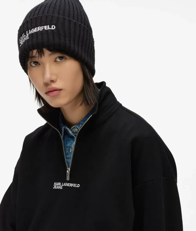 Yarım fermuarlı sweatshirt Yarım fermuarlı sweatshirt