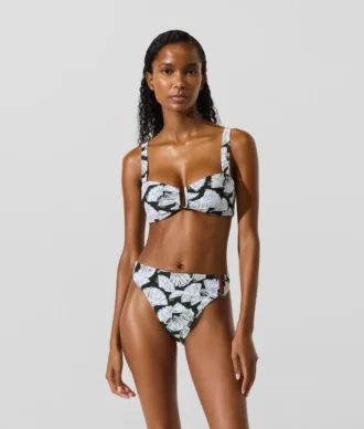 Yelpaze desenli bikini üstü