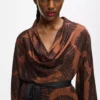 Yelpaze desenli kaftan elbise Yelpaze desenli kaftan elbise