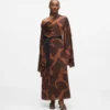 Yelpaze desenli kaftan elbise Yelpaze desenli kaftan elbise