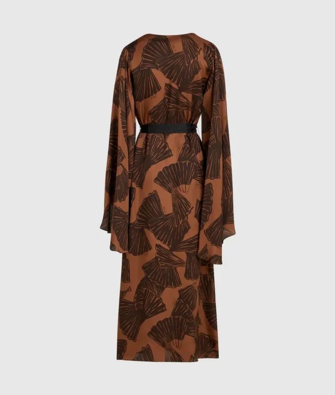 Yelpaze desenli kaftan elbise Yelpaze desenli kaftan elbise