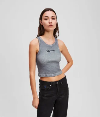 YIKANMIŞ NERVÜRLÜ TANK TOP