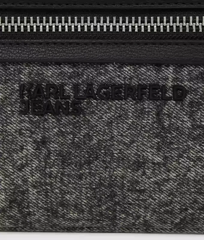 Yıkanmış denim çapraz askılı çanta Yıkanmış denim çapraz askılı çanta