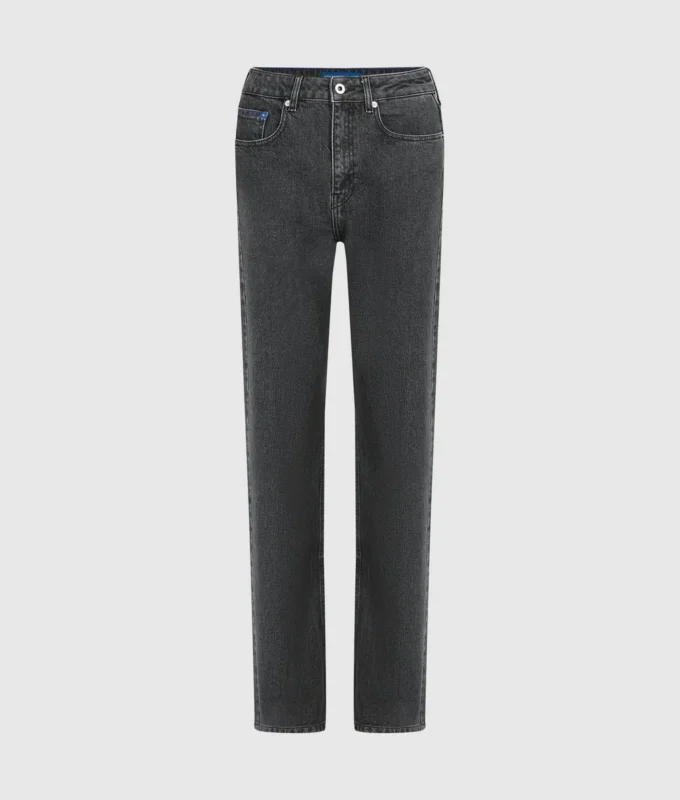 Yüksek bel düz jean Yüksek bel düz jean
