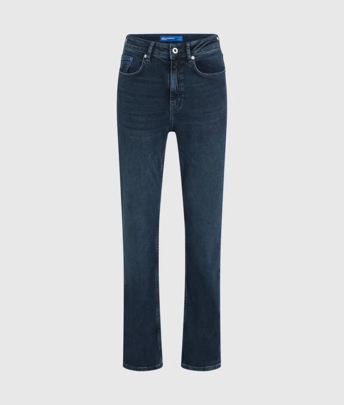 Yüksek bel düz jean Yüksek bel düz jean