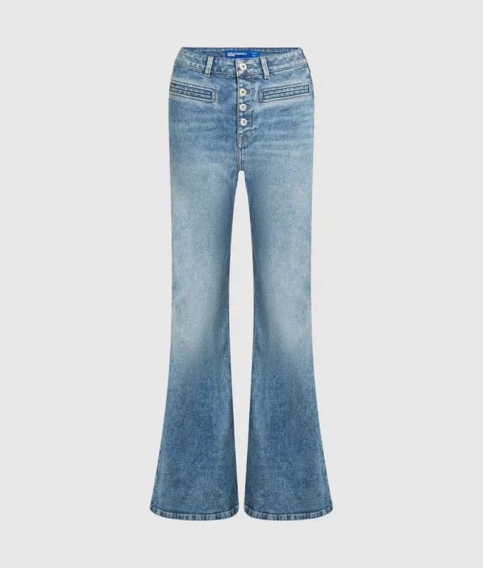 Yüksek bel, kloş kesim jean Yüksek bel, kloş kesim jean