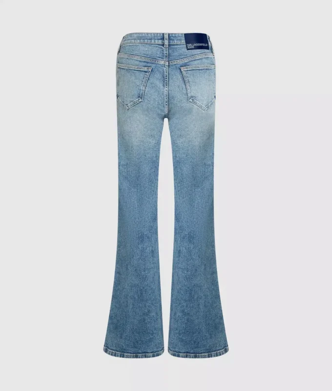 Yüksek bel, kloş kesim jean Yüksek bel, kloş kesim jean