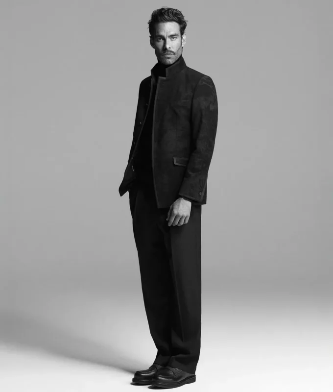 Yüksek yakalı blazer Yüksek yakalı blazer