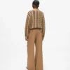 Yün karışımlı geniş paça pantolon Yün karışımlı geniş paça pantolon