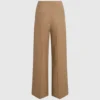 Yün karışımlı geniş paça pantolon Yün karışımlı geniş paça pantolon