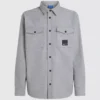 Yün karışımlı overshirt Yün karışımlı overshirt