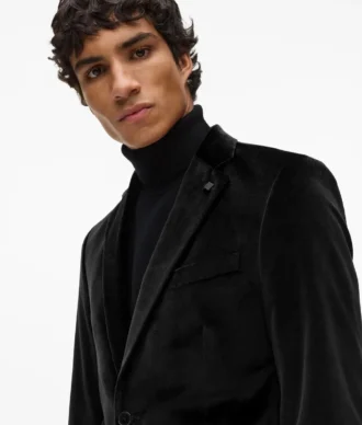 Yün karışımlı özel dikim blazer