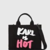 Özel “Karl is hot” orta boy tote çanta
