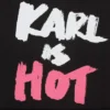 Özel “Karl is hot” orta boy tote çanta