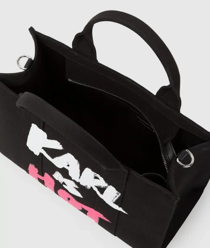 Özel “Karl is hot” orta boy tote çanta