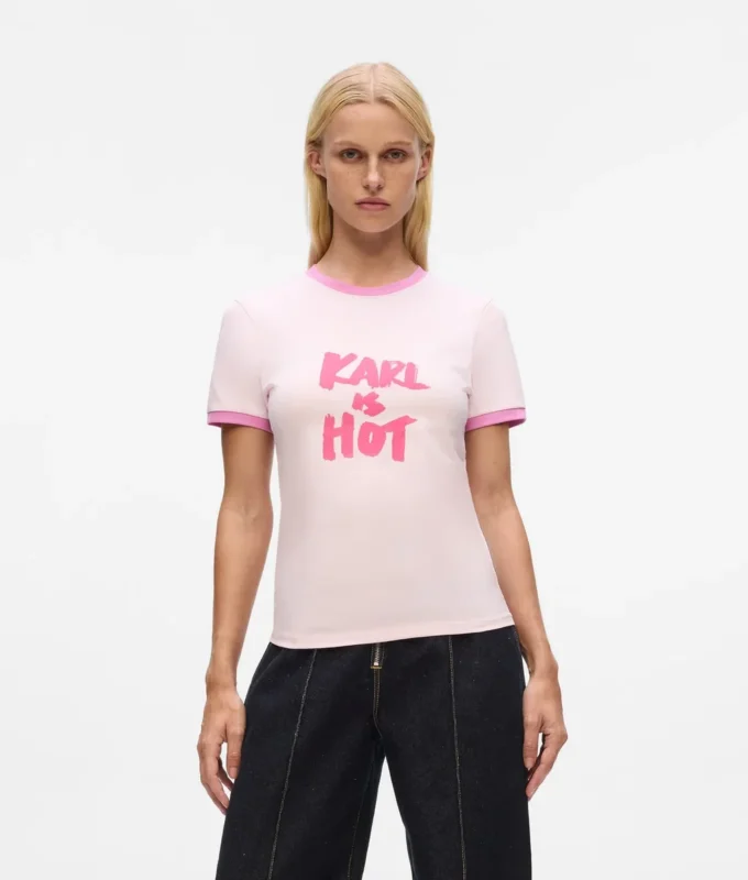 Özel “Karl is hot” tişört Özel “Karl is hot” tişört