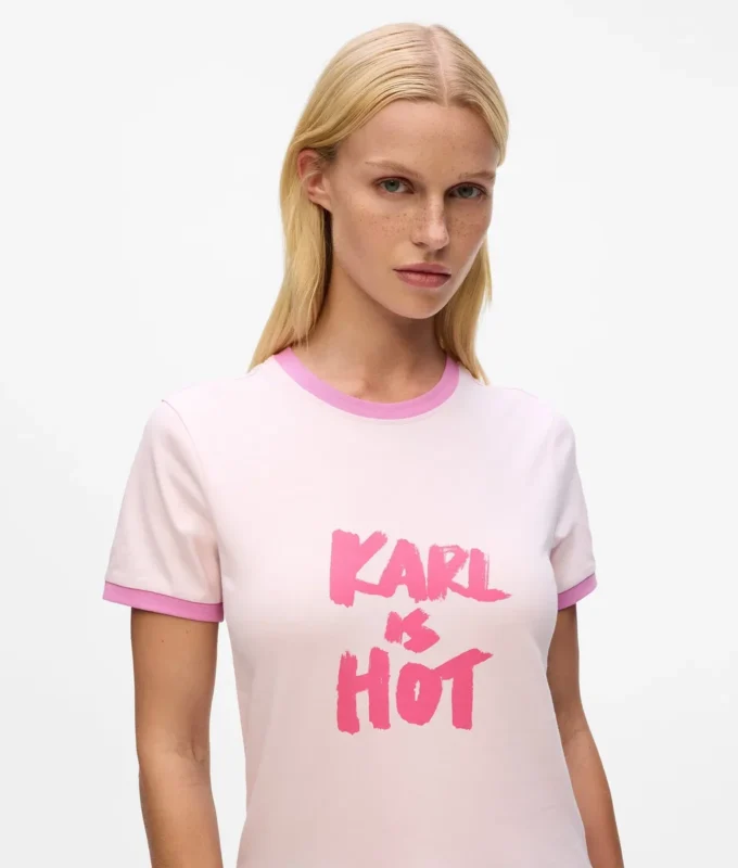 Özel “Karl is hot” tişört Özel “Karl is hot” tişört